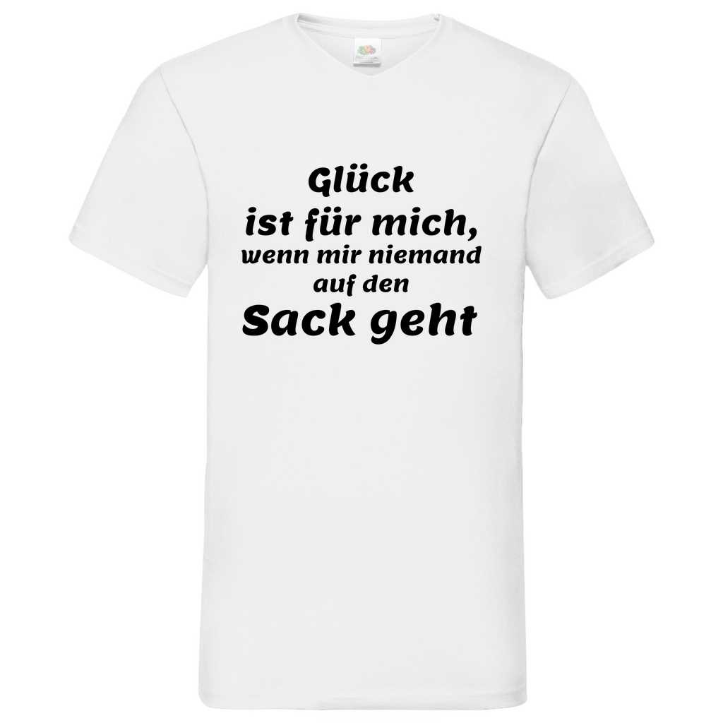 Sack - V-Neck T-Shirt bright
