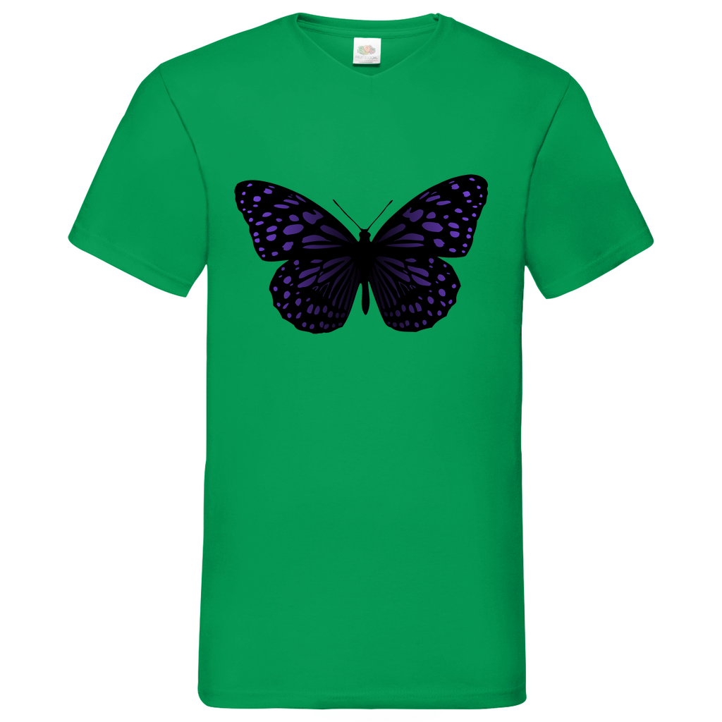 Butterfly purple - V-Neck T-Shirt