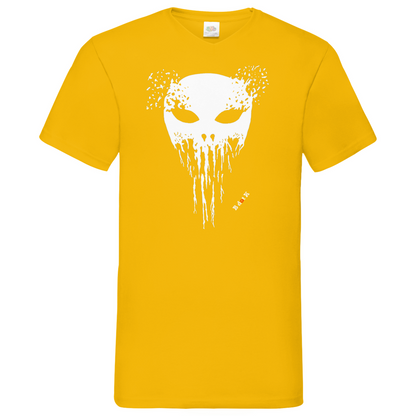 B dot K eco Mask wrecked - V-Neck T-Shirt dark