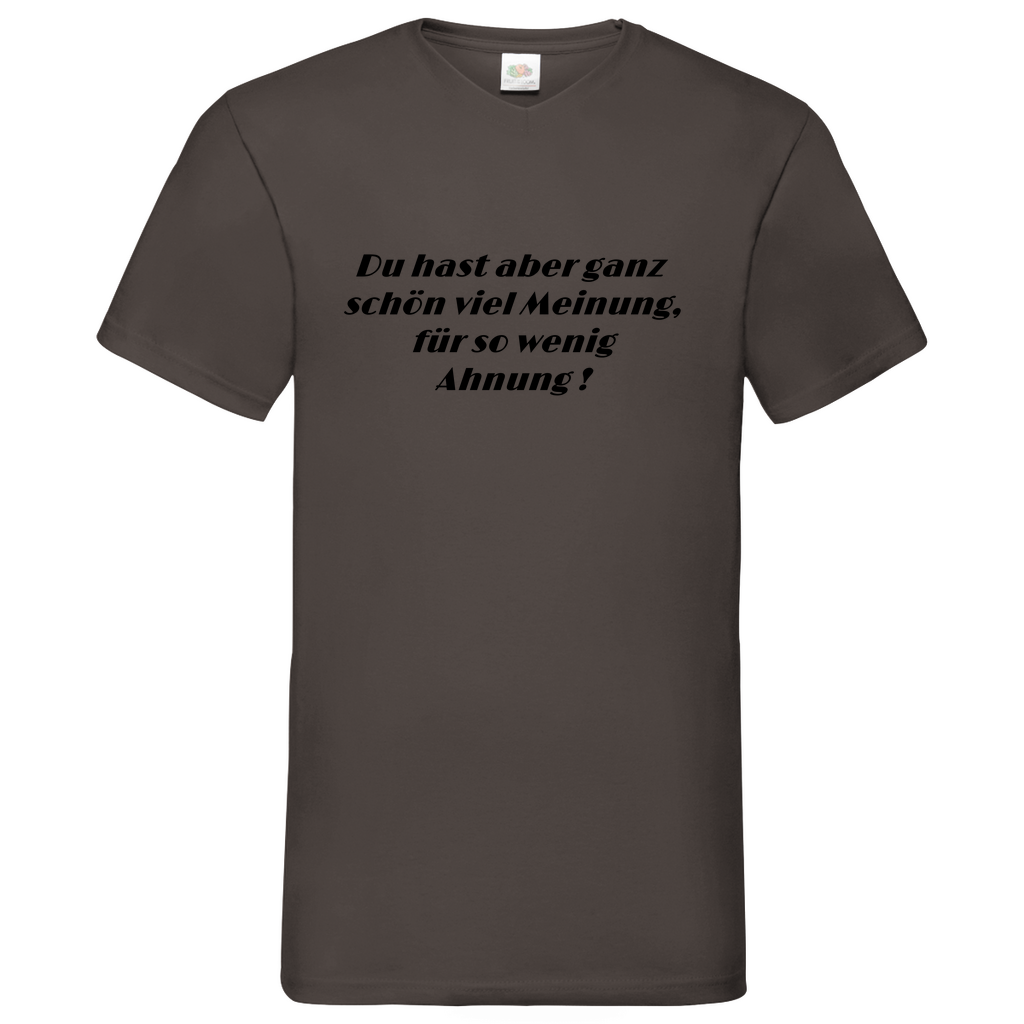 Ahnung - V-Neck T-Shirt bright