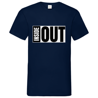 Inside Out - V-Neck T-Shirt - dark
