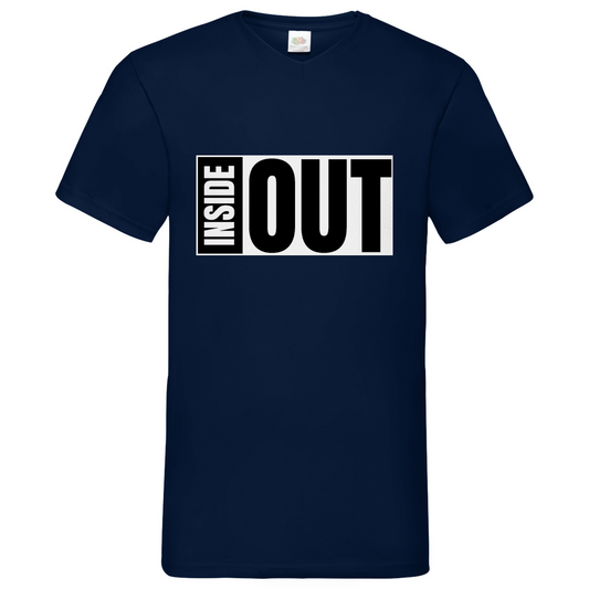 Inside Out - V-Neck T-Shirt - dark