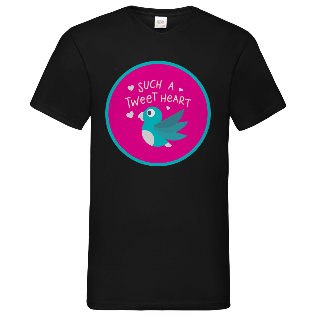 Tweet Herat - V-Neck T-Shirt