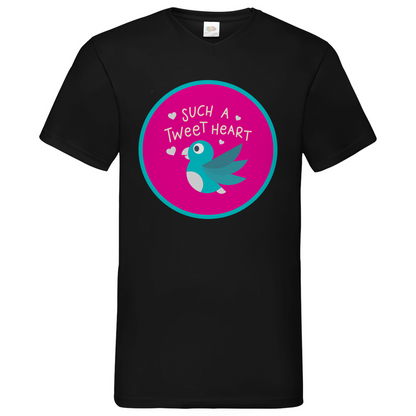 Tweet Herat - V-Neck T-Shirt