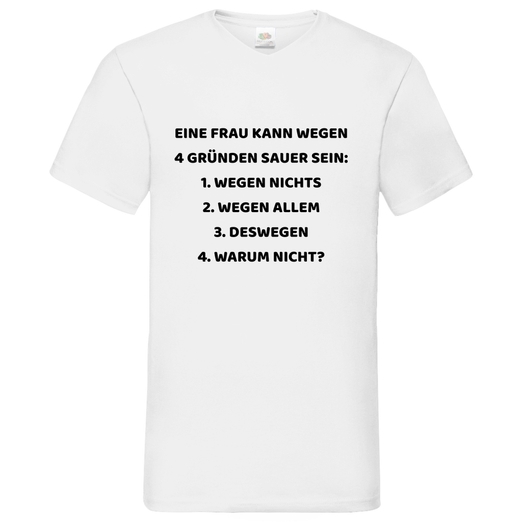 Sauer - V-Neck T-Shirt bright