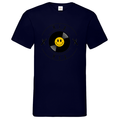 HipHop smily - V-Neck T-Shirt
