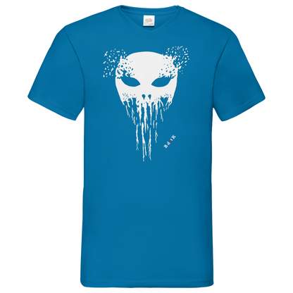 B dot K eco Mask wrecked - V-Neck T-Shirt dark