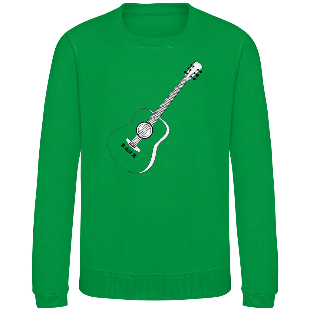 eco Sweatshirt Kids - Guitar B dot K  / bright