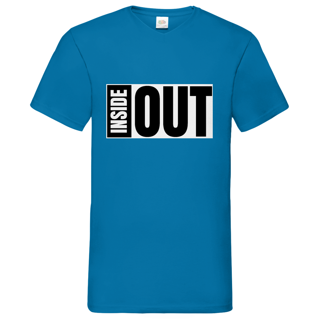 Inside Out - V-Neck T-Shirt - dark