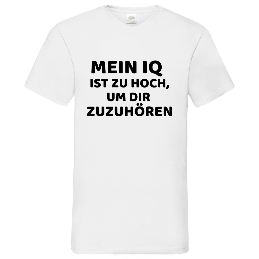 IQ - V-Neck T-Shirt bright
