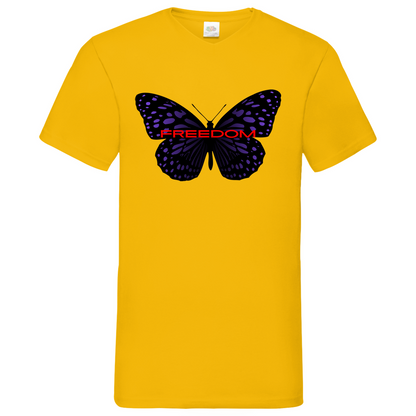 Freedom - V-Neck T-Shirt bright