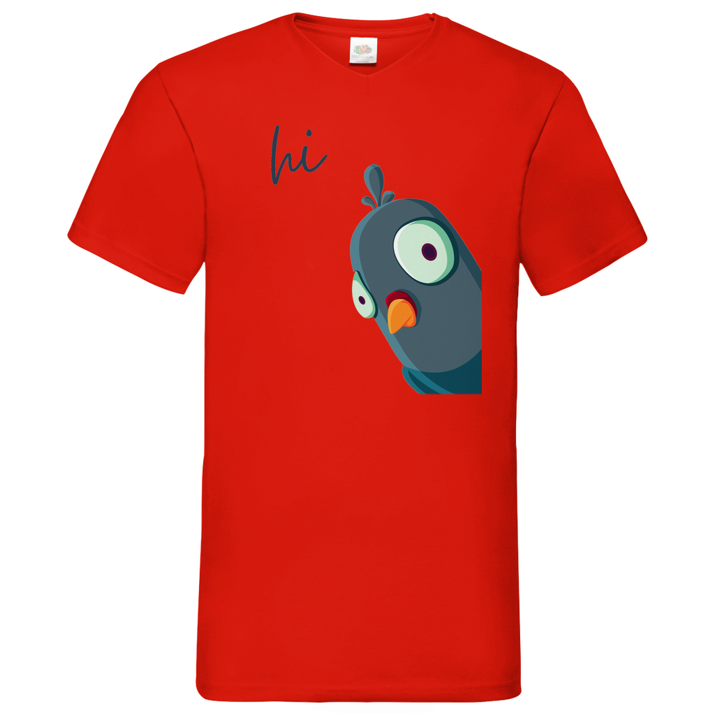 Hi Bird - V-Neck T-Shirt