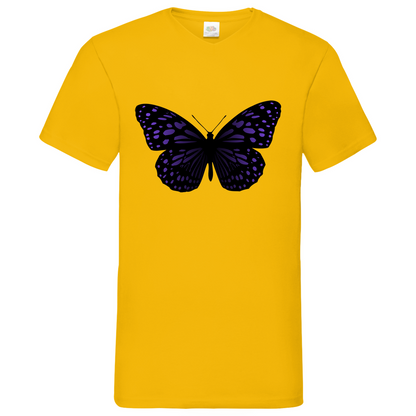 Butterfly purple - V-Neck T-Shirt