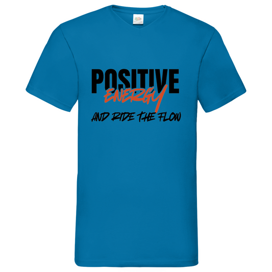 Positive Energy- V-Neck T-Shirt dark