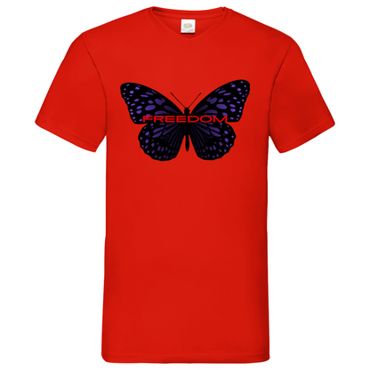 Freedom - V-Neck T-Shirt bright