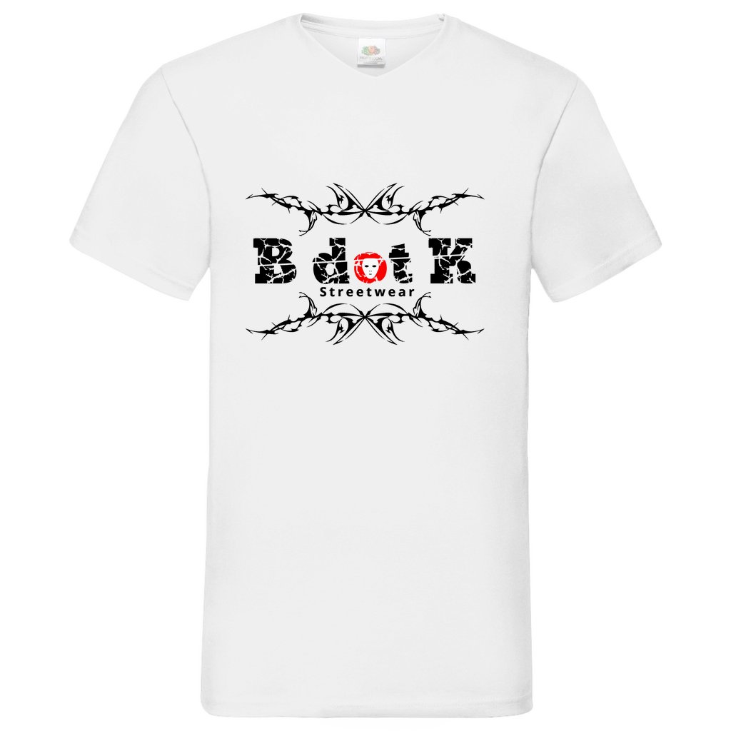B dot K Streetware - V-Neck T-Shirt - bright