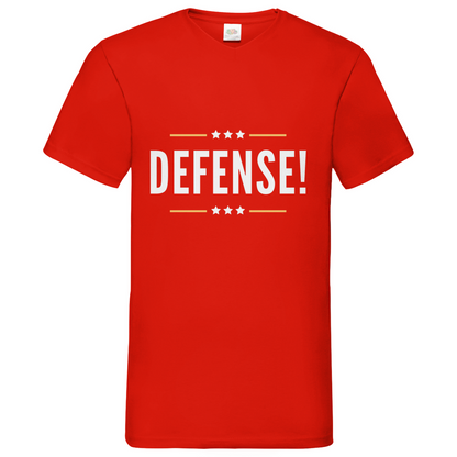 Defense - V-Neck T-Shirt dark