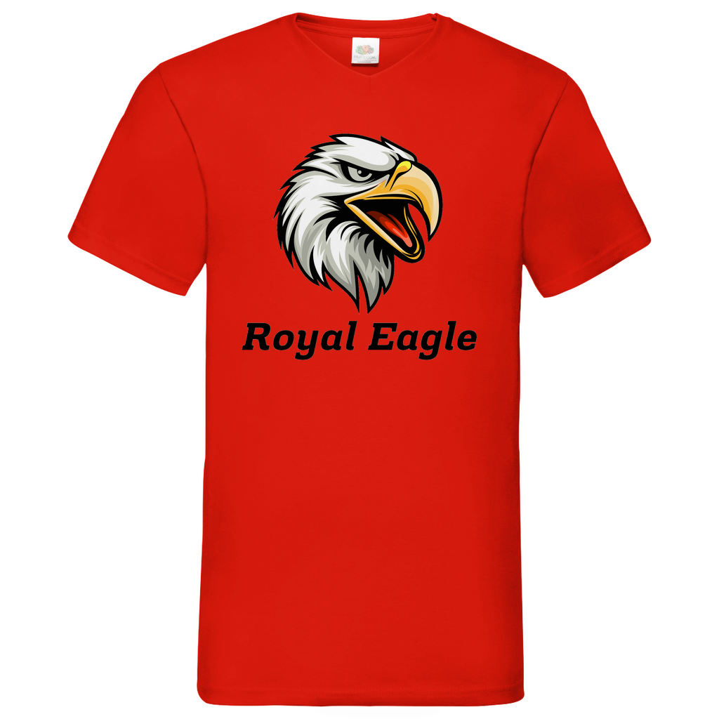 Eagle - V-Neck T-Shirt - bright