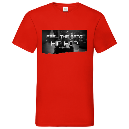 Feel HipHop - V-Neck T-Shirt bright