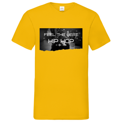 Feel HipHop - V-Neck T-Shirt bright