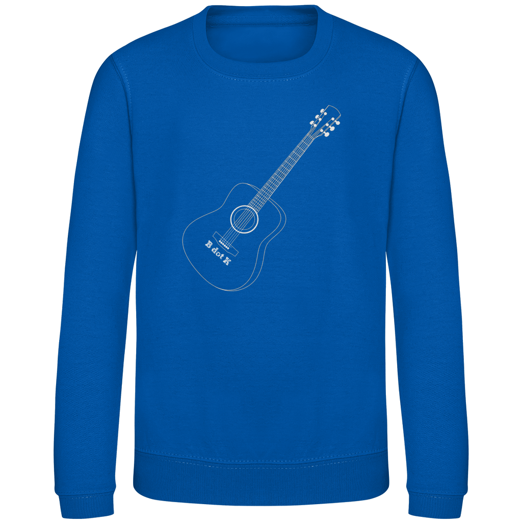 eco Sweatshirt Kids - Guitar B dot K / dark