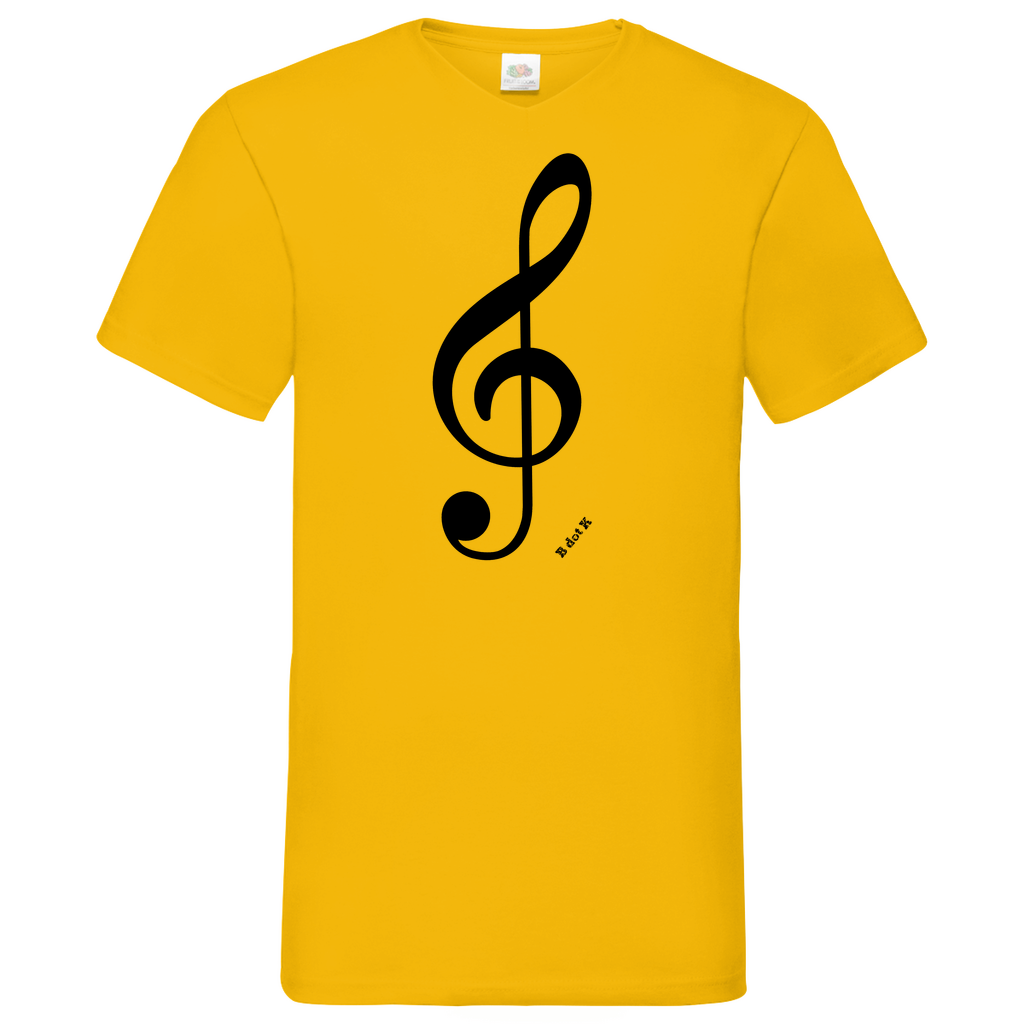 B dot K eco notekey - V-Neck T-Shirt bright