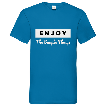 Simple Thinks- V-Neck T-Shirt dark