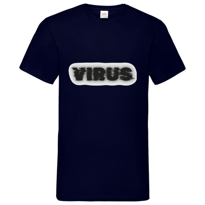 Virus - V-Neck T-Shirt - bright
