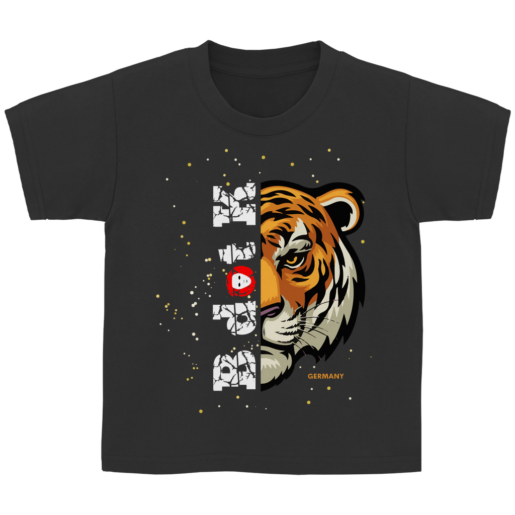 T-Shirt Kids - Tiger B dot K  / dark