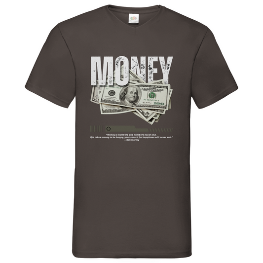 Money-Marly - V-Neck T-Shirt dark