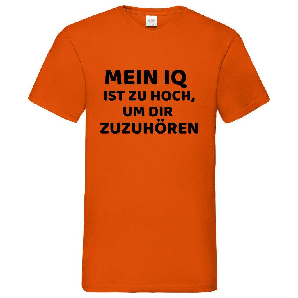 IQ - V-Neck T-Shirt bright
