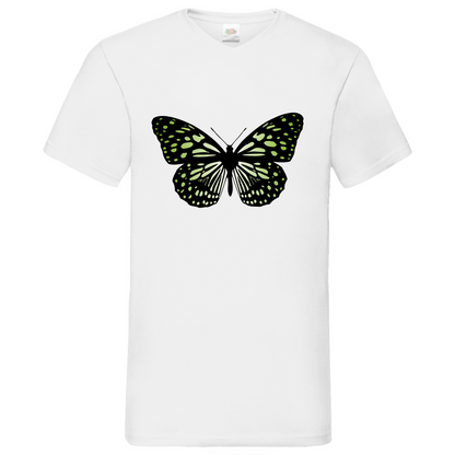 Butterfly green - V-Neck T-Shirt