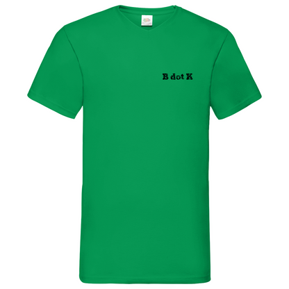 B dot K eco Mask back - V-Neck T-Shirt bright