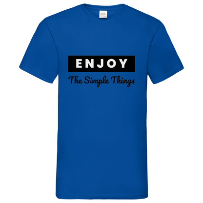 Think out of the Box- V-Neck T-Shirt dark