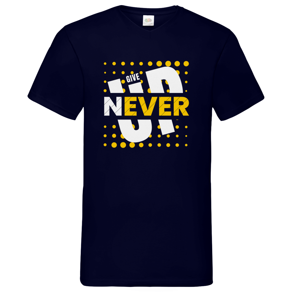 Stay strong - V-Neck T-Shirt dark