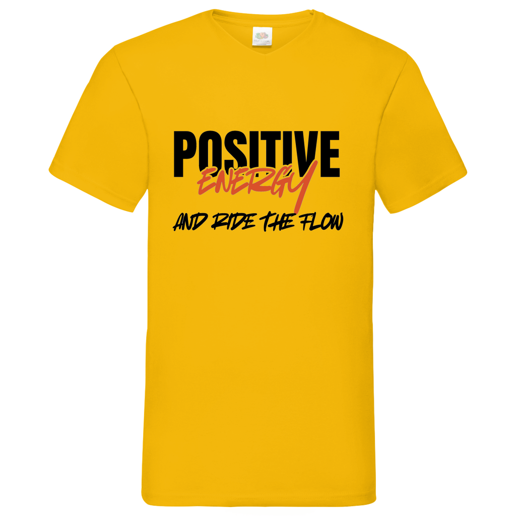 Positive Energy- V-Neck T-Shirt dark