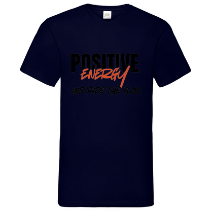 Positive Energy- V-Neck T-Shirt dark