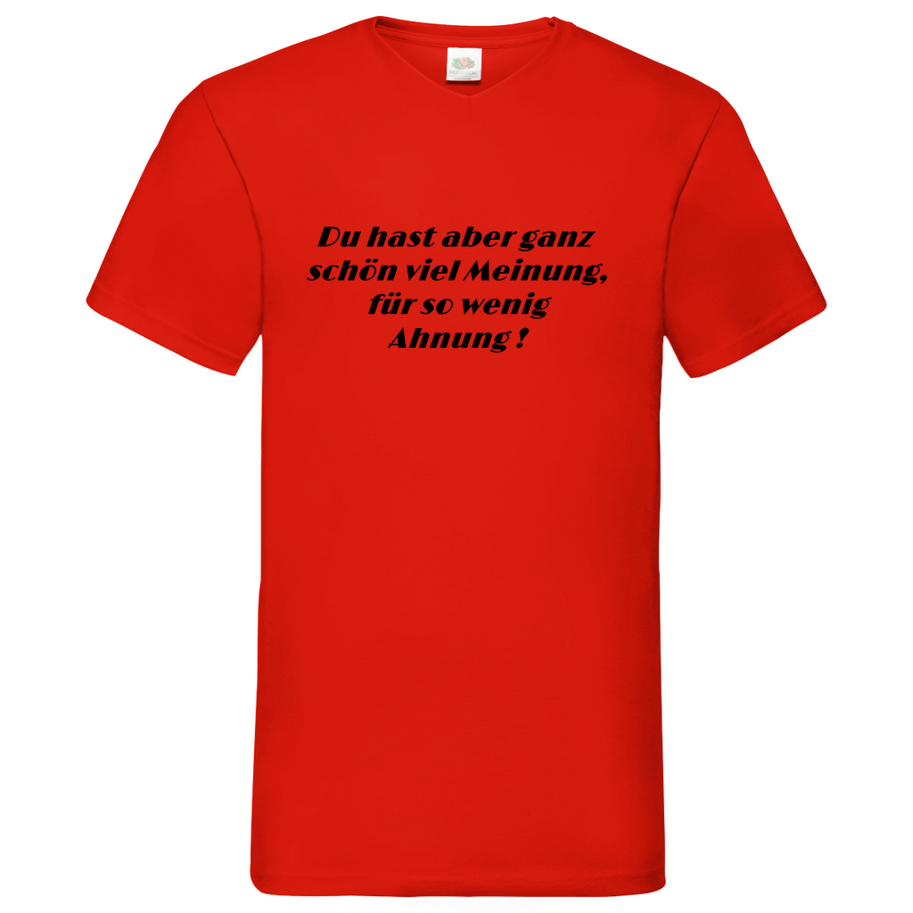 Ahnung - V-Neck T-Shirt bright