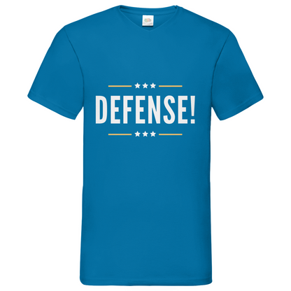Defense - V-Neck T-Shirt dark