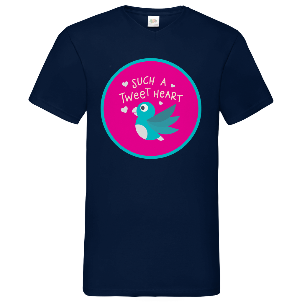 Tweet Herat - V-Neck T-Shirt
