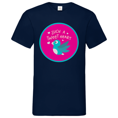 Tweet Herat - V-Neck T-Shirt