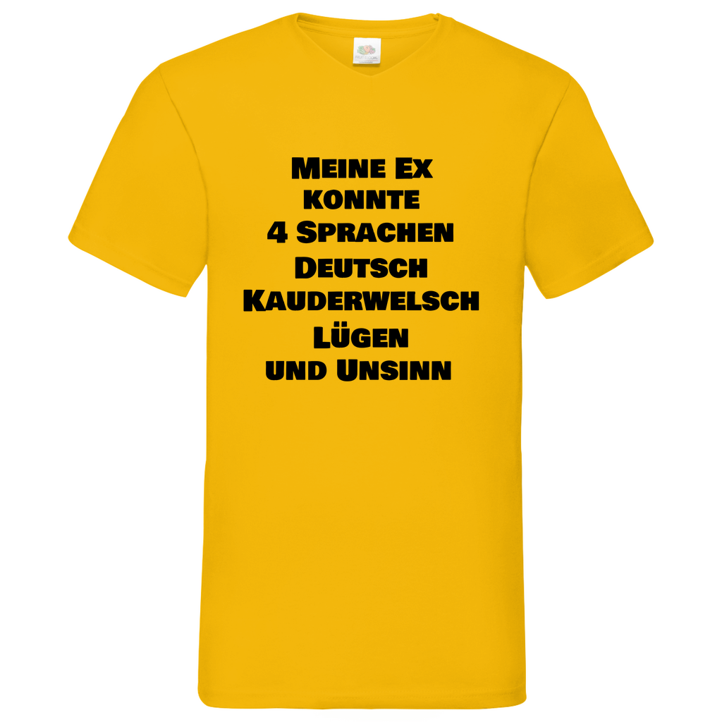 Meine Ex - V-Neck T-Shirt bright