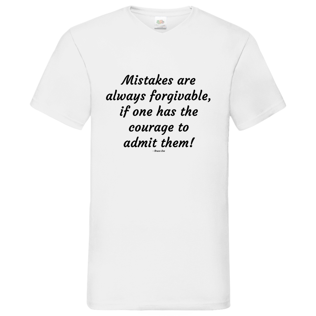Mistakes- V-Neck T-Shirt bright