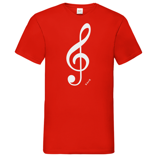 B dot K eco notekey - V-Neck T-Shirt dark