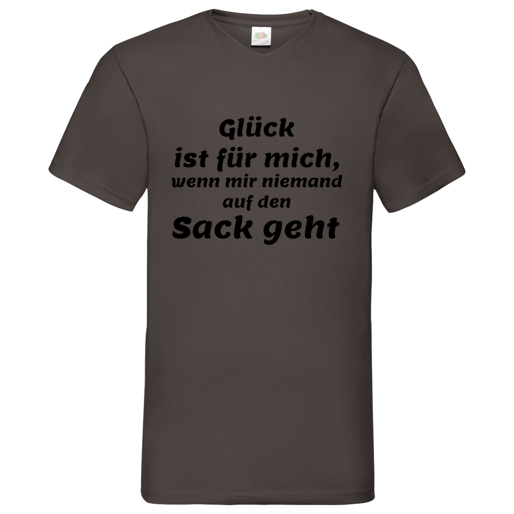 Sack - V-Neck T-Shirt bright