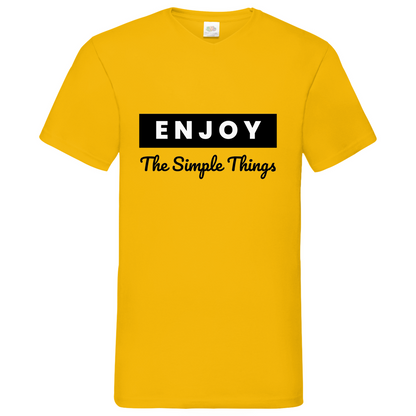 Think out of the Box- V-Neck T-Shirt dark