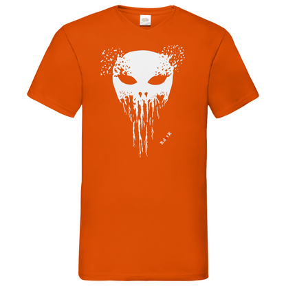 B dot K eco Mask wrecked - V-Neck T-Shirt dark