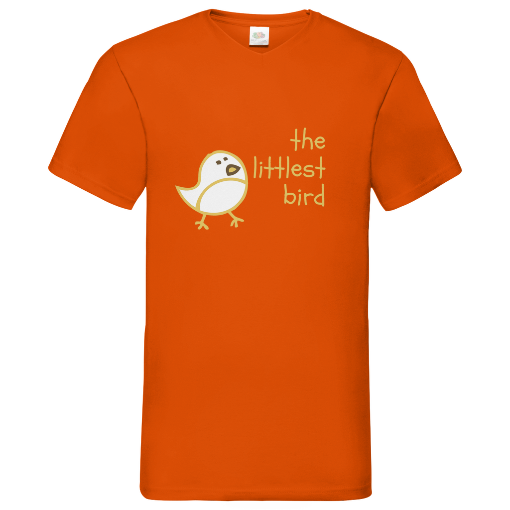 Littlest Bird- V-Neck T-Shirt - dark