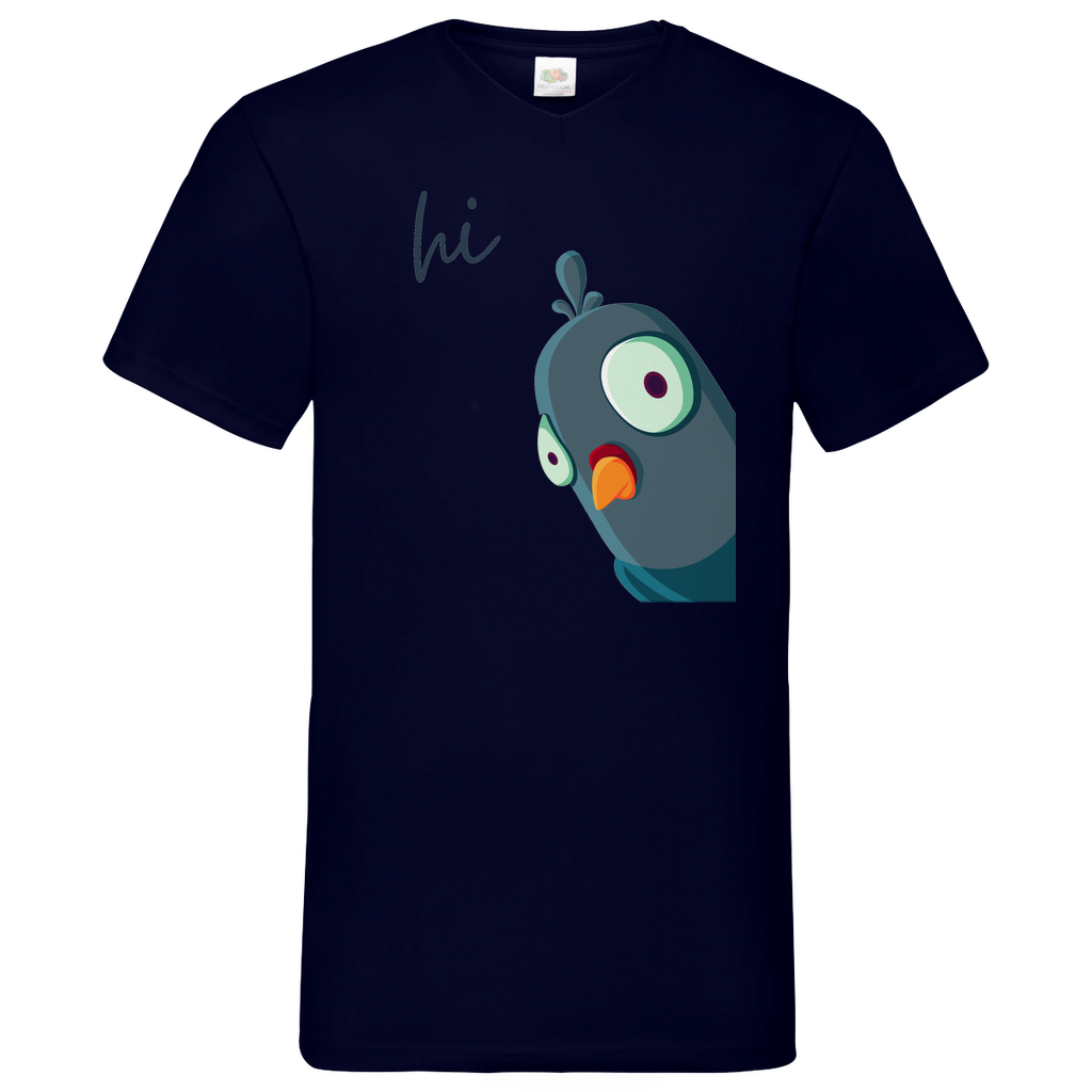 Hi Bird - V-Neck T-Shirt