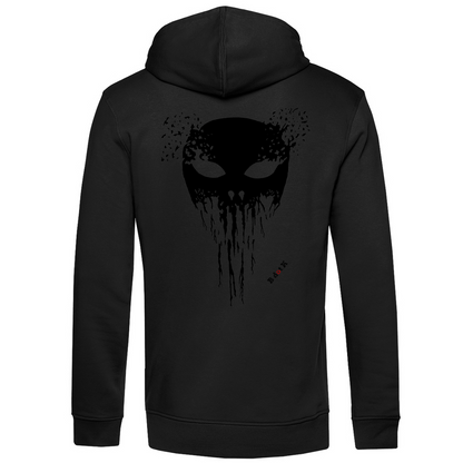 Bio Hoodie - eco B dot K Mask wrecked dark